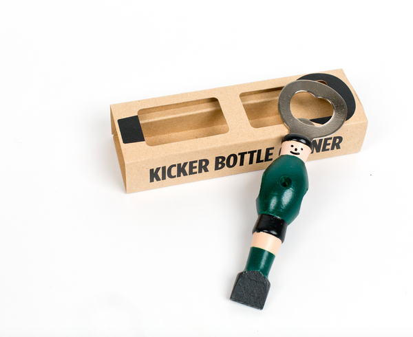 Kicker Bottle Opener - Green/Black